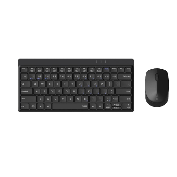 8000GT Kablosuz Çok Modlu Türkçe Klavye Mouse Set Siyah resmi