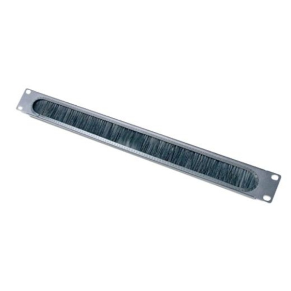 Horizontal Cable Organizer 1U w/brush st resmi