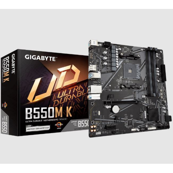 B550M-K 4733MHz OC DDR4 AM4 M.2 HDMI DisplayPort MicroATX Anakart resmi