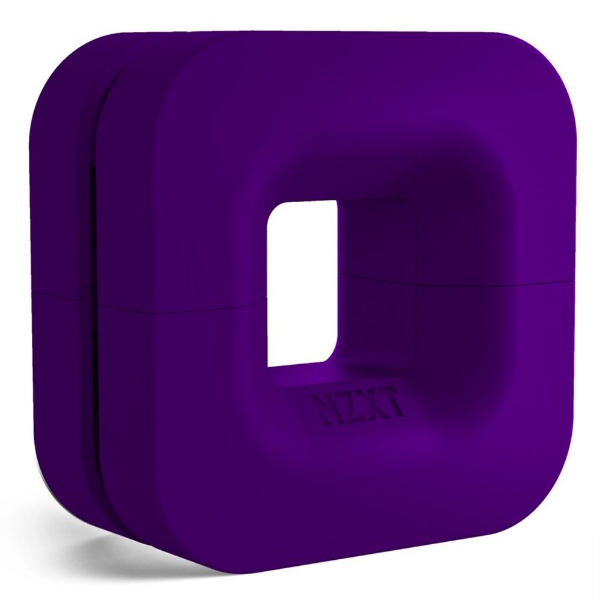 NZXT Puck Mor Kulaklık Askısı ve Kablo Düzenleyici resmi