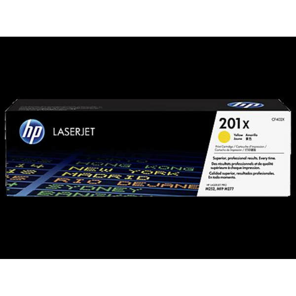 No 201X Yüksek Kapasite Sarı Lazer Toner resmi