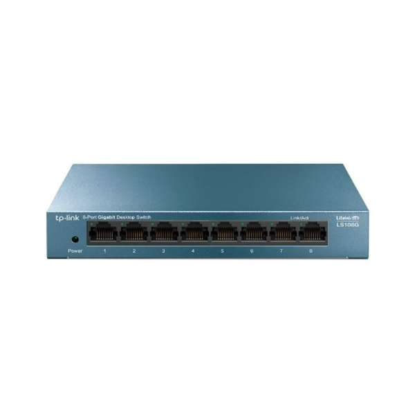 8-Port 10/100/1000Mbps Desktop Switch resmi