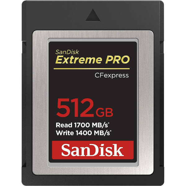 Extreme Pro 512GB 1700 MB/s CFexpress Type-B resmi