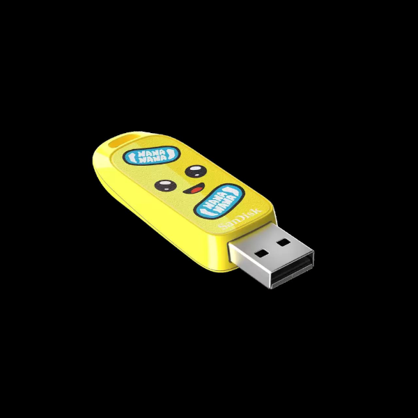 128GB Fortnite Peely Edition 130MB/s USB Flash Bellek resmi