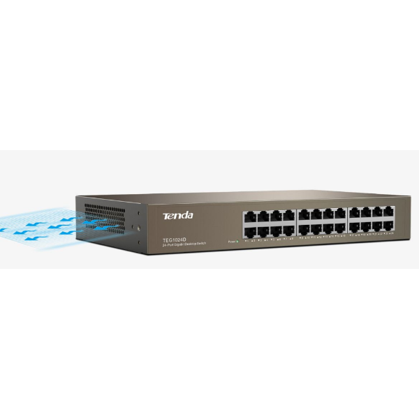 TEG1024D 24Port 10/100/1000 Rack-M Switch resmi