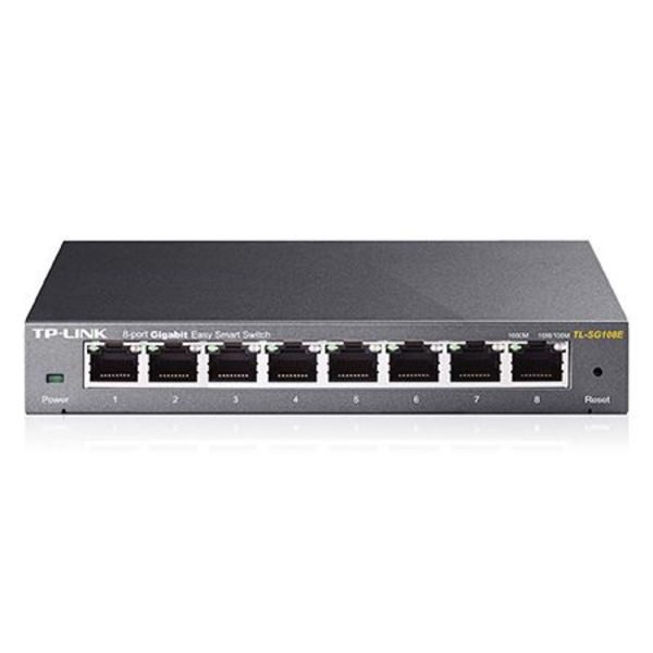 10/100/1000Mbps 8xPort Smart Pure Switch resmi
