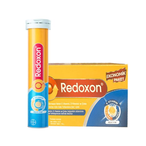 Redoxon 3'lü Etki 30 Efervesan Tablet resmi