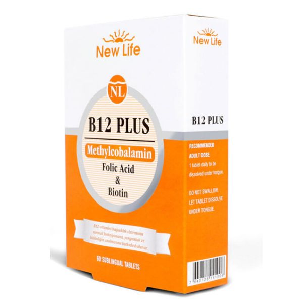 New Life B12 Plus Methylcobalamin 60 Tablet