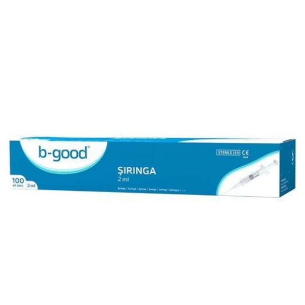 B-Good Enjektör 2 cc 3 Parça Yeşil 100'lü